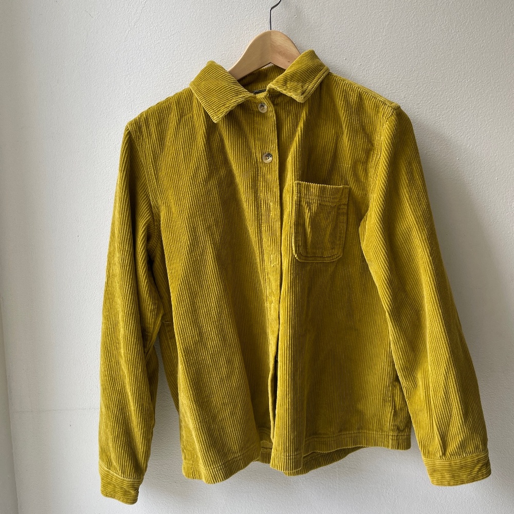 CHARTREUSE corduroy shirt